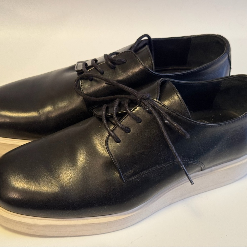 Generic Man x Public School AW2013 Men's Black Leather Shoes - Picture 4 of 12